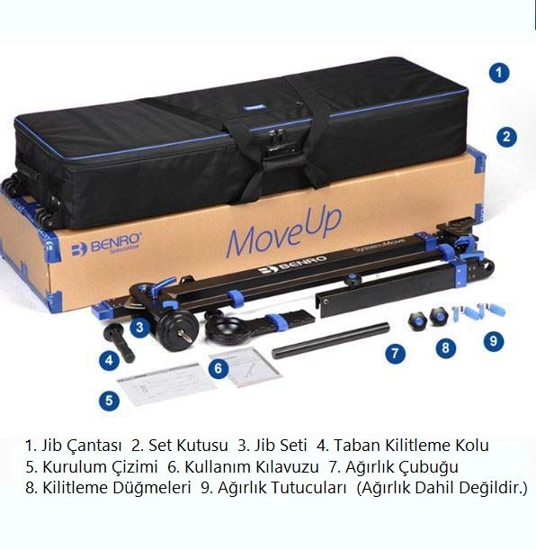 Benro MoveUp8 Travel Jib (A08J23) Fiyatı - Taksit Seçenekleri | Kamer ...