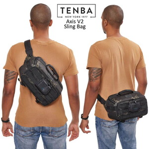  Tenba AXIS V2 Askılı Siyah Sling ve Bel Çantası 6L